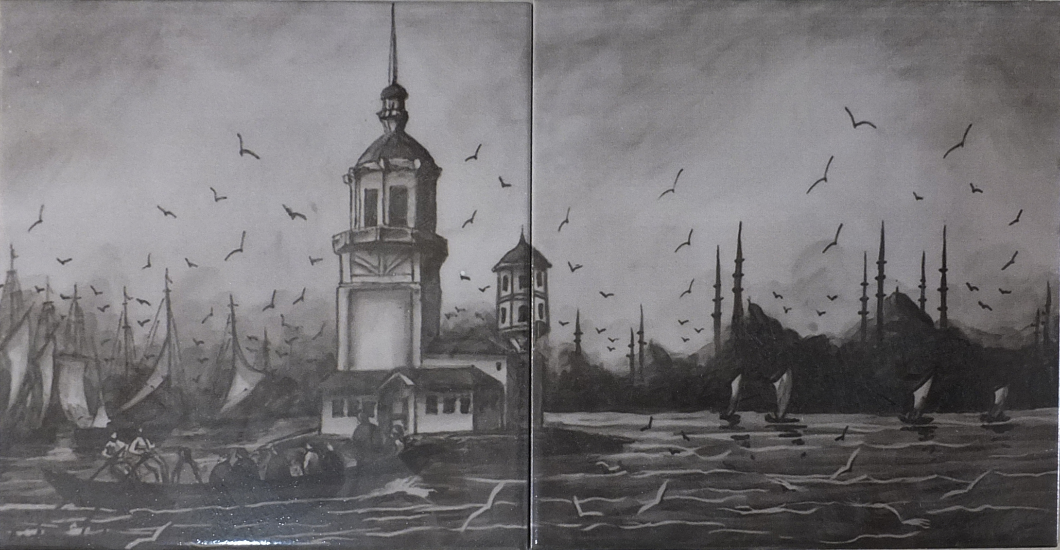 Çini Panolar  20x40-54